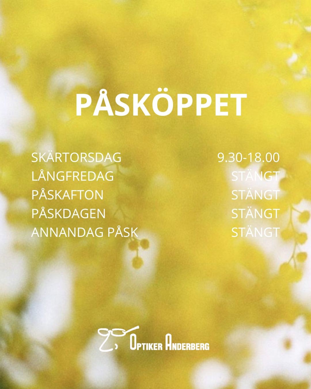 Påsköppet 2026